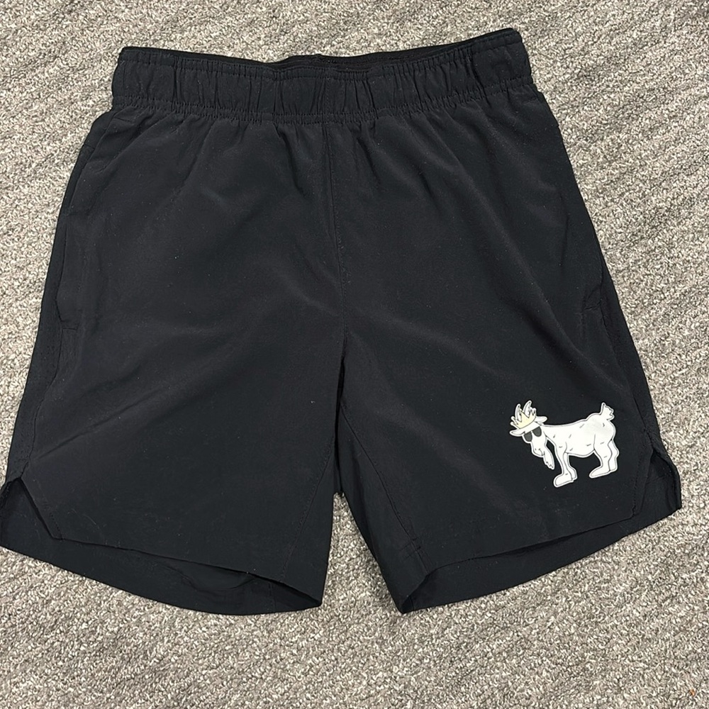 GOAT USA boys dry fit athletic shorts, youth large, excellent condition